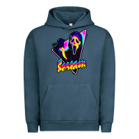 Pigment Midnight Navy scream horror movie Urban Hoodie - artisFamous