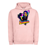 Pigment Salmon scream horror movie Urban Hoodie - artisFamous