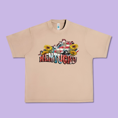 Kentucky 4th Of July Urban Heavy Tee Designed By Fadigitalartstudio