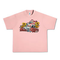 Salmon Kentucky 4th of July Urban Heavy Tee - FaDigitalArtStudio