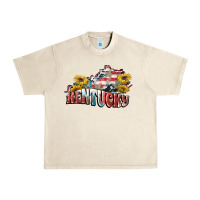 Sandshell Kentucky 4th of July Urban Heavy Tee - FaDigitalArtStudio
