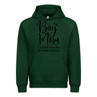 Forest Green boy mom less drama than girls but harder to Urban Hoodie - artisFamous