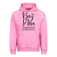 Fuchsia Pink boy mom less drama than girls but harder to Urban Hoodie - artisFamous