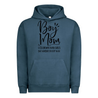 Pigment Midnight Navy boy mom less drama than girls but harder to Urban Hoodie - artisFamous