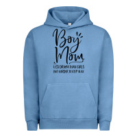 Pigment Pebble Blue boy mom less drama than girls but harder to Urban Hoodie - artisFamous
