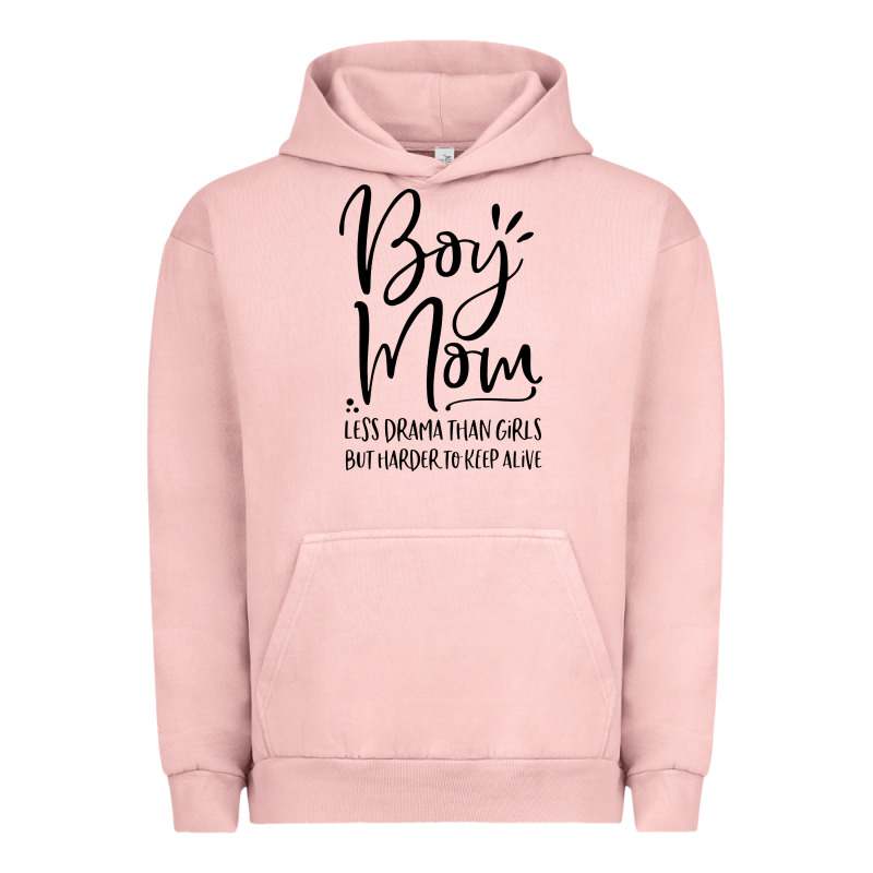 Boy Mom Less Drama Than Girls But Harder To Urban Hoodie by artisFamous | Teevron