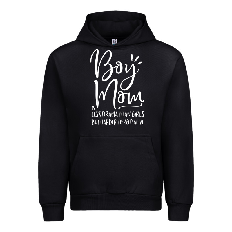 Boy Mom Less Drama Than Girls But Harder To Urban Hoodie by artisFamous | Teevron