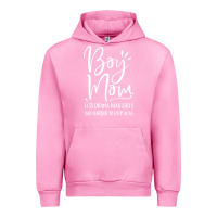 Fuchsia Pink boy mom less drama than girls but harder to Urban Hoodie - artisFamous