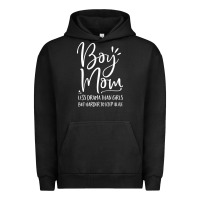 Pigment Black boy mom less drama than girls but harder to Urban Hoodie - artisFamous