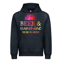 Navy the only bs i need is beer sunshine Urban Hoodie - artisFamous