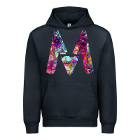 Navy maroon five Urban Hoodie - artisFamous