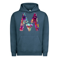 Pigment Midnight Navy maroon five Urban Hoodie - artisFamous