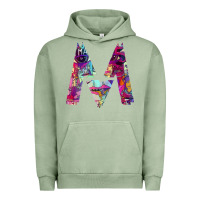 Pigment Oil Green maroon five Urban Hoodie - artisFamous