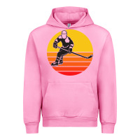 Fuchsia Pink Hockey 1 Urban Hoodie - artisFamous