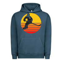 Pigment Midnight Navy Hockey 1 Urban Hoodie - artisFamous