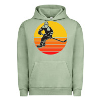 Pigment Oil Green Hockey 1 Urban Hoodie - artisFamous