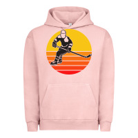 Pigment Salmon Hockey 1 Urban Hoodie - artisFamous