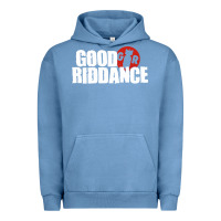 Pigment Pebble Blue good riddance Urban Hoodie - artisFamous