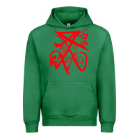 Emerald lucifer calligraphy 2 Urban Hoodie - artisFamous