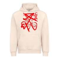 Sandshell lucifer calligraphy 2 Urban Hoodie - artisFamous