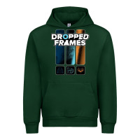 Forest Green dropped frames Urban Hoodie - artisFamous