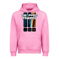 Fuchsia Pink dropped frames Urban Hoodie - artisFamous