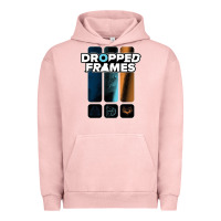 Pigment Salmon dropped frames Urban Hoodie - artisFamous