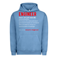 Pigment Pebble Blue engineer definition Urban Hoodie - artisFamous