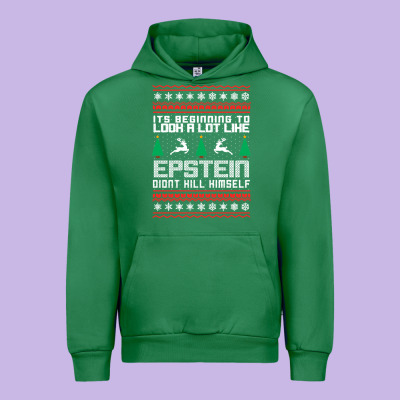 Epstein Didnt Kill Himself Christmas Urban Hoodie Designed By Artisfamous