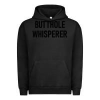 Pigment Black butthole whisperer Urban Hoodie - artisFamous