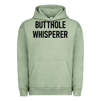 Pigment Oil Green butthole whisperer Urban Hoodie - artisFamous