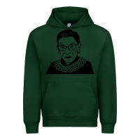 Forest Green ruth bader ginsburg Urban Hoodie - artisFamous