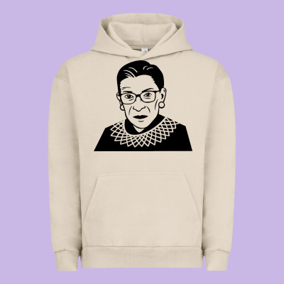 Ruth Bader Ginsburg Urban Hoodie Designed By Artisfamous