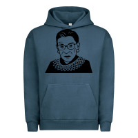 Pigment Midnight Navy ruth bader ginsburg Urban Hoodie - artisFamous