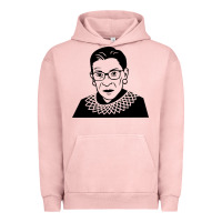 Pigment Salmon ruth bader ginsburg Urban Hoodie - artisFamous