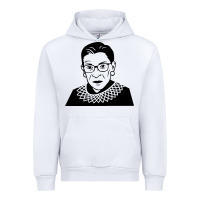 White ruth bader ginsburg Urban Hoodie - artisFamous