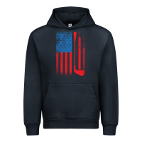 Navy Golf with USA Flag Urban Hoodie - artisFamous