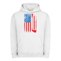 Pigment Lunar Rock Golf with USA Flag Urban Hoodie - artisFamous