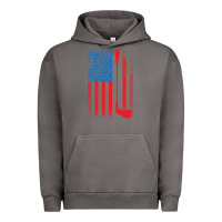 Pigment Tornado Golf with USA Flag Urban Hoodie - artisFamous