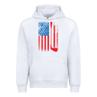 White Golf with USA Flag Urban Hoodie - artisFamous