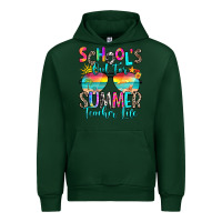 Forest Green school's out for summer teacher life Urban Hoodie - RanaPortraitStore