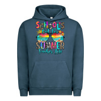 Pigment Midnight Navy school's out for summer teacher life Urban Hoodie - RanaPortraitStore