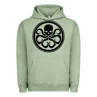 Pigment Oil Green hydra Urban Hoodie - artisFamous