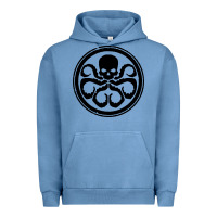 Pigment Pebble Blue hydra Urban Hoodie - artisFamous