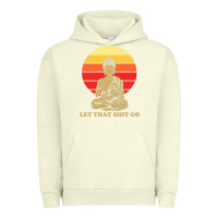 Pigment Pistachio let that shit go buddha Urban Hoodie - artisFamous