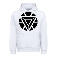 White arc reactor   new element Urban Hoodie - artisFamous