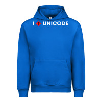 Cobalt i � unicode Urban Hoodie - artisFamous