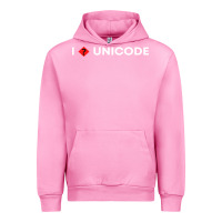 Fuchsia Pink i � unicode Urban Hoodie - artisFamous