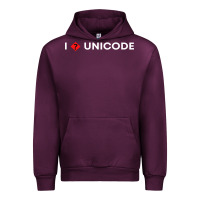 Mauve Wine i � unicode Urban Hoodie - artisFamous