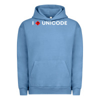 Pigment Pebble Blue i � unicode Urban Hoodie - artisFamous